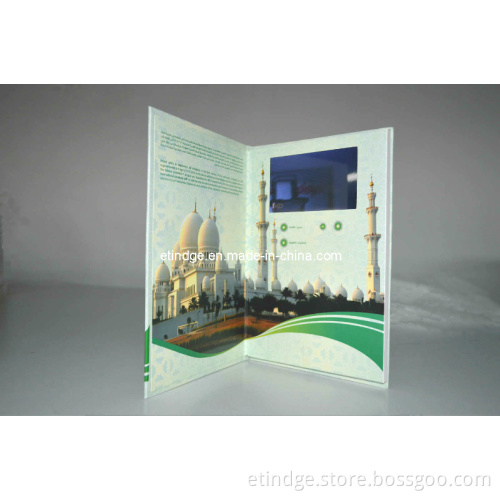4.3" Video Book, Video Brochure, Hardback Edition Advertising Player